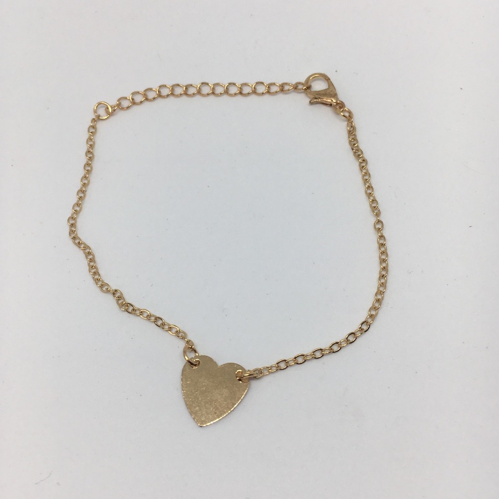 Gold Heart Bracelet - Picture 1 of 4
